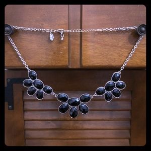 Charming Charlie Petal to the Metal Necklace black